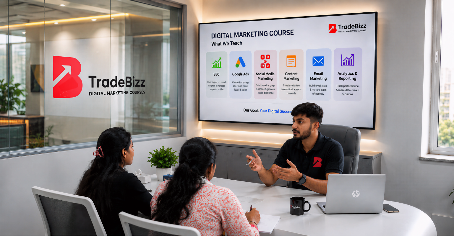 Tradebizz Digital Marketing Course Near Me Kukatpally